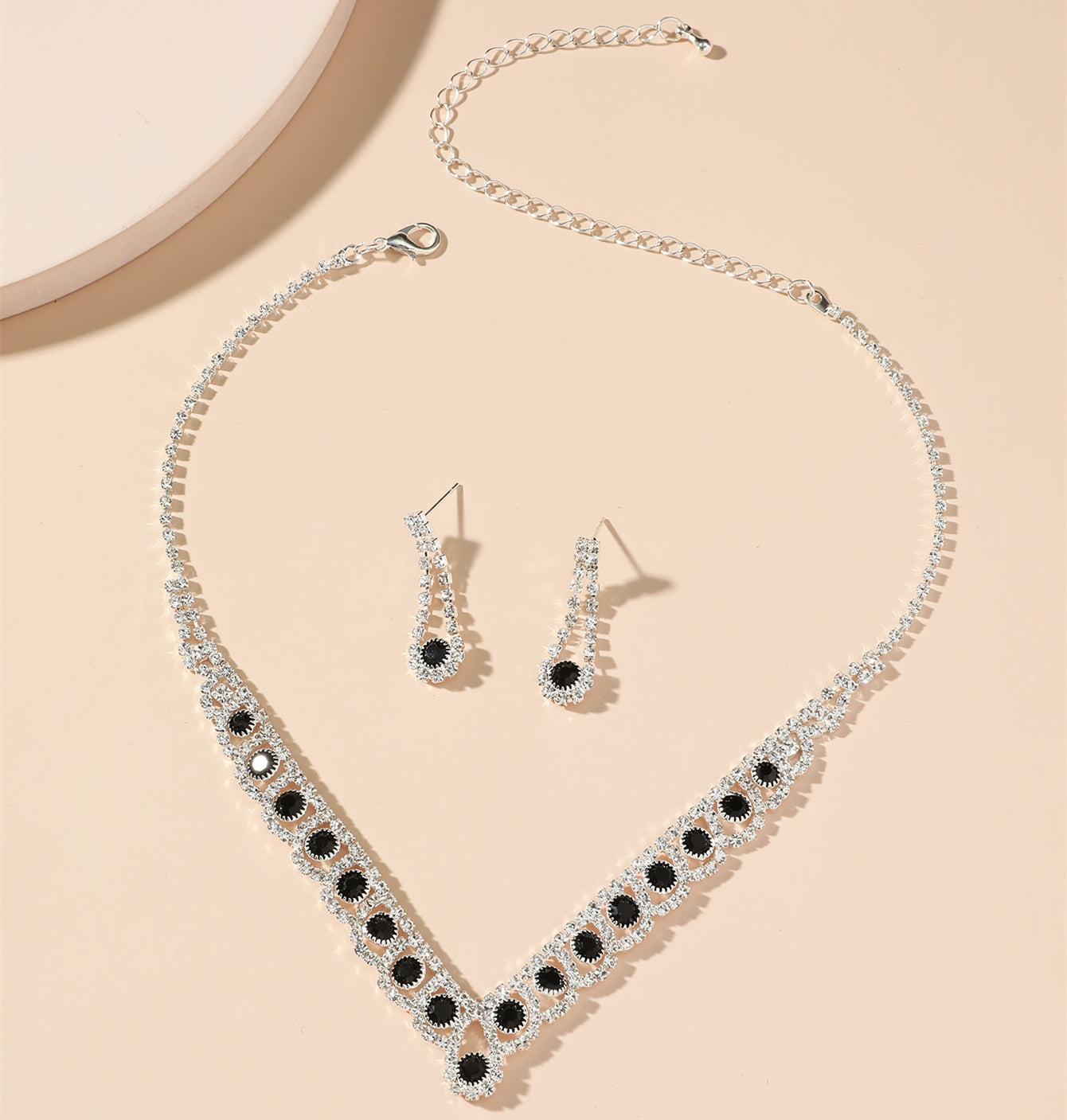 Fashion Colorful Crystal Necklace and Jewelry Set