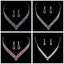 Fashion Colorful Crystal Necklace and Jewelry Set