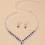 Fashion Colorful Crystal Necklace and Jewelry Set
