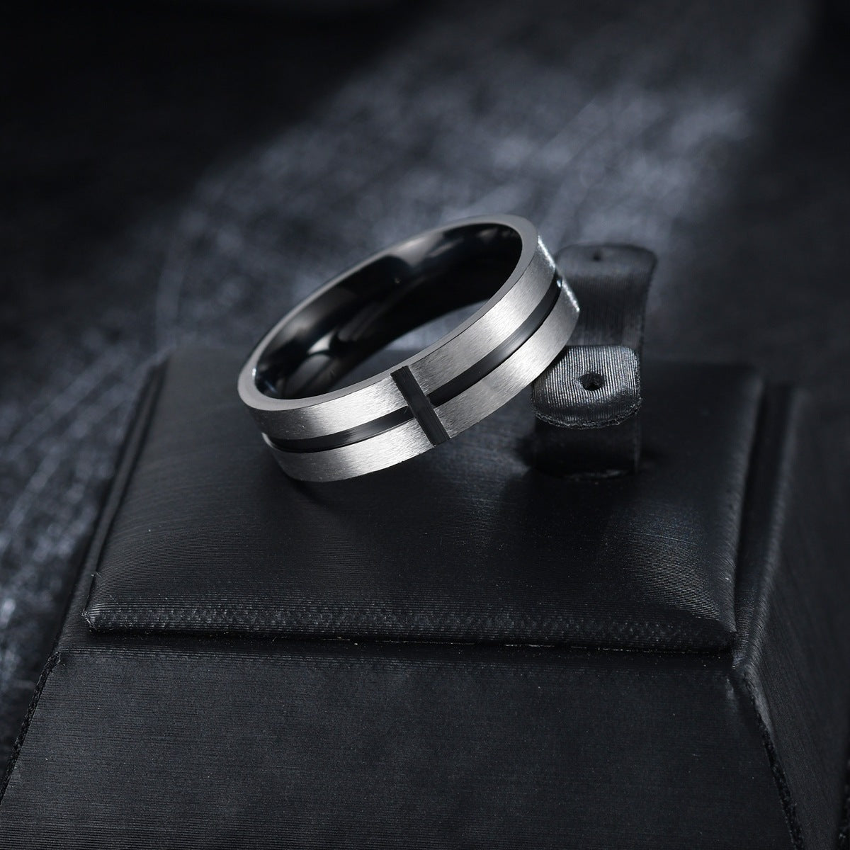 Fashion Cross Stainless Steel Men's Ring