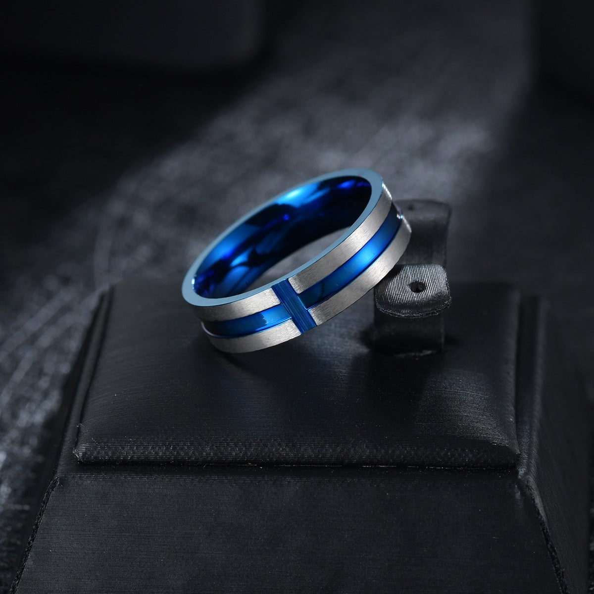 Fashion Cross Stainless Steel Men's Ring