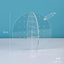 Acrylic Metal Jewelry Display Stand for Earrings and Accessories