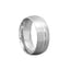 Simple Matte Black Stainless Steel Ring - 8mm Men's Fashion Jewelry