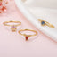 18k Gold Colorful Zircon Marine Animal Ring